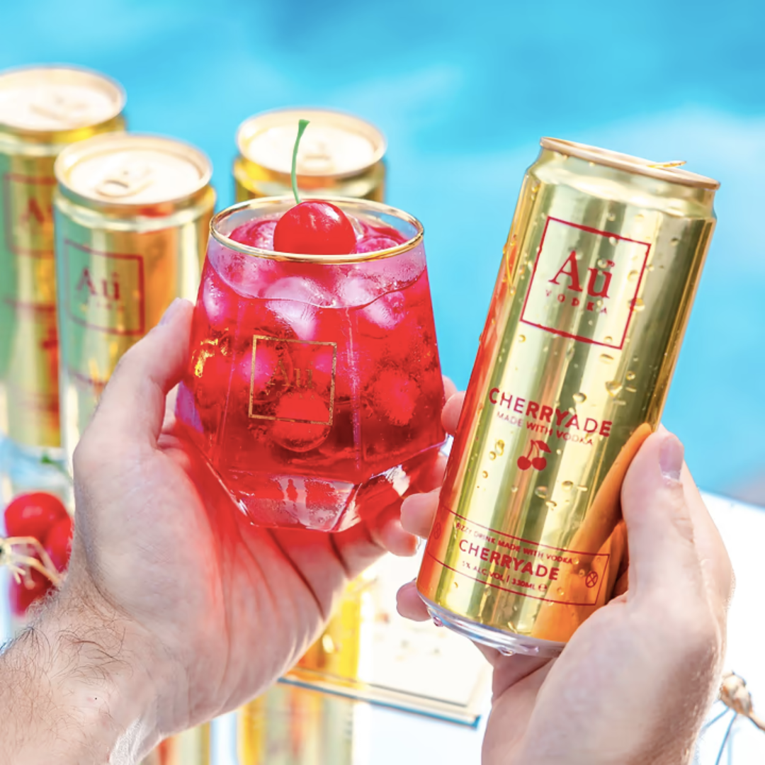 AU Vodka Cherryade Pre-Mixed - 6x
