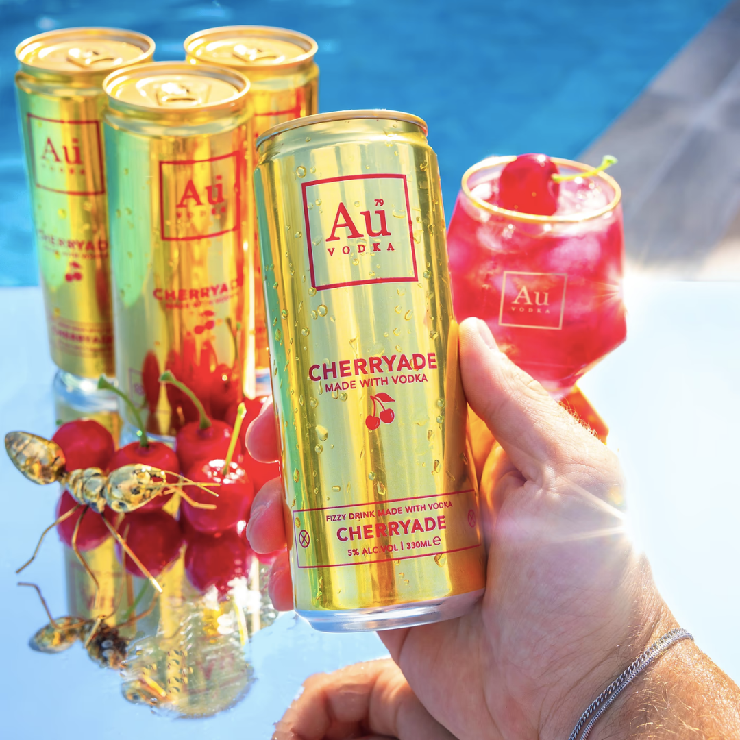 AU Vodka Cherryade Pre-Mixed - 6x
