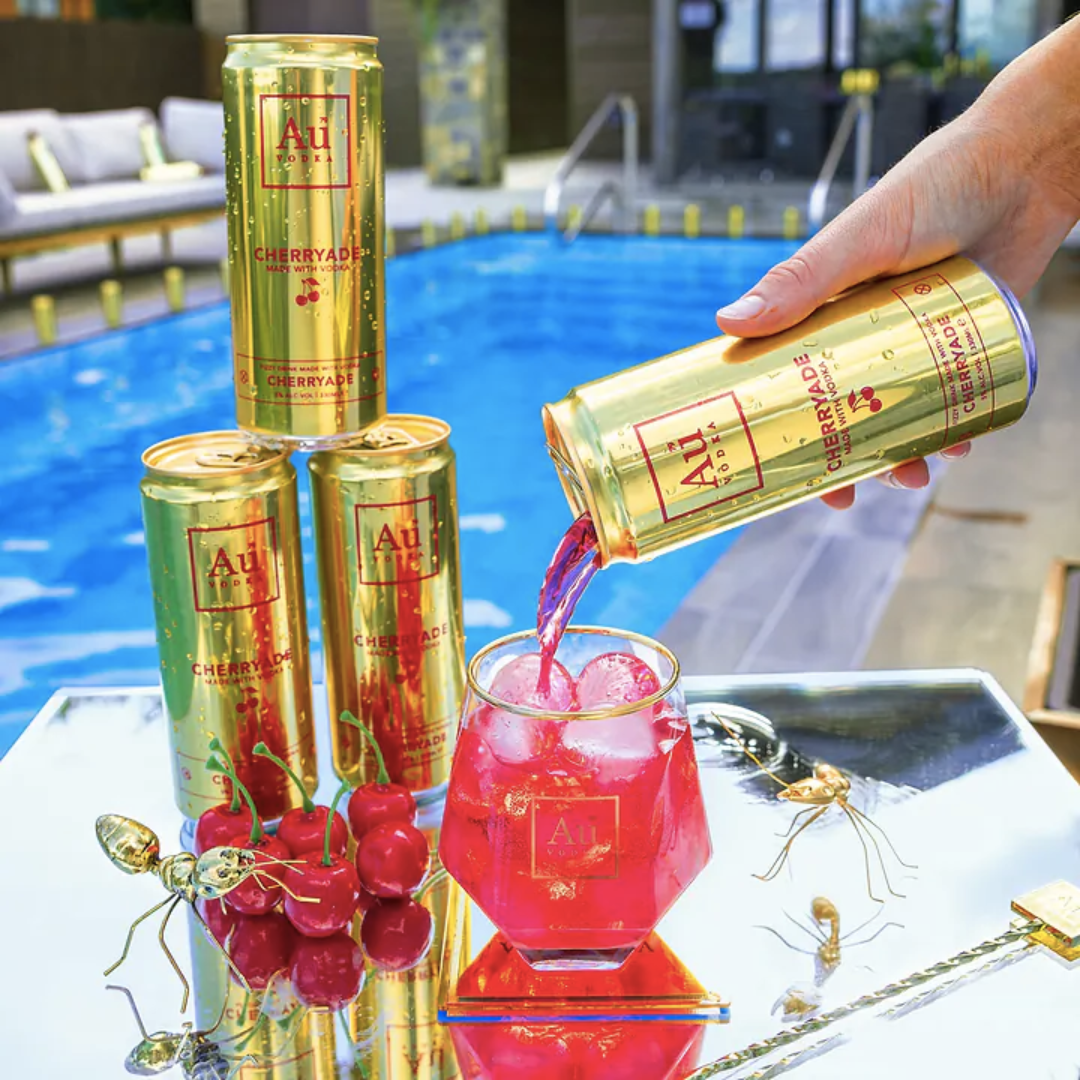 AU Vodka Cherryade Pre-Mixed - 6x