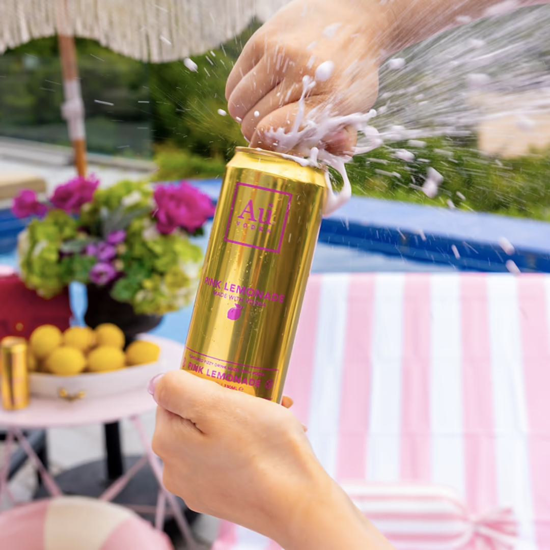 AU Vodka Pink Lemonade Pre-Mixed - 12x