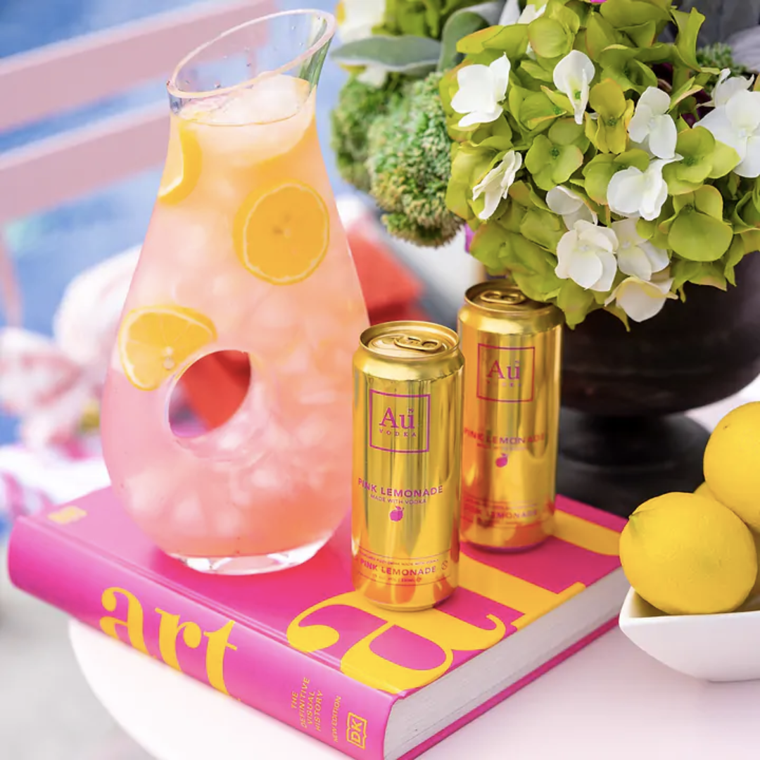AU Vodka Pink Lemonade Pre-Mixed - 12x