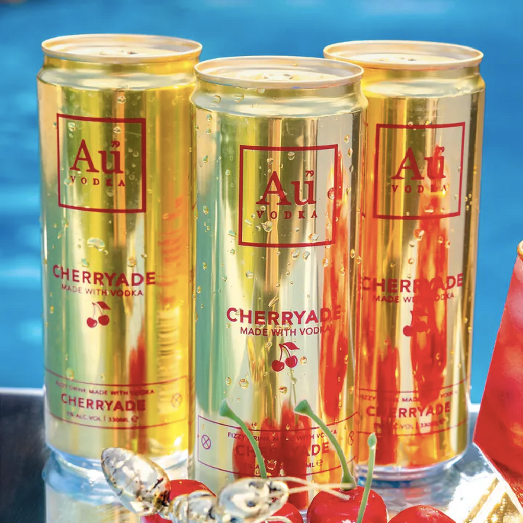AU Vodka Cherryade Pre-Mixed - 6x